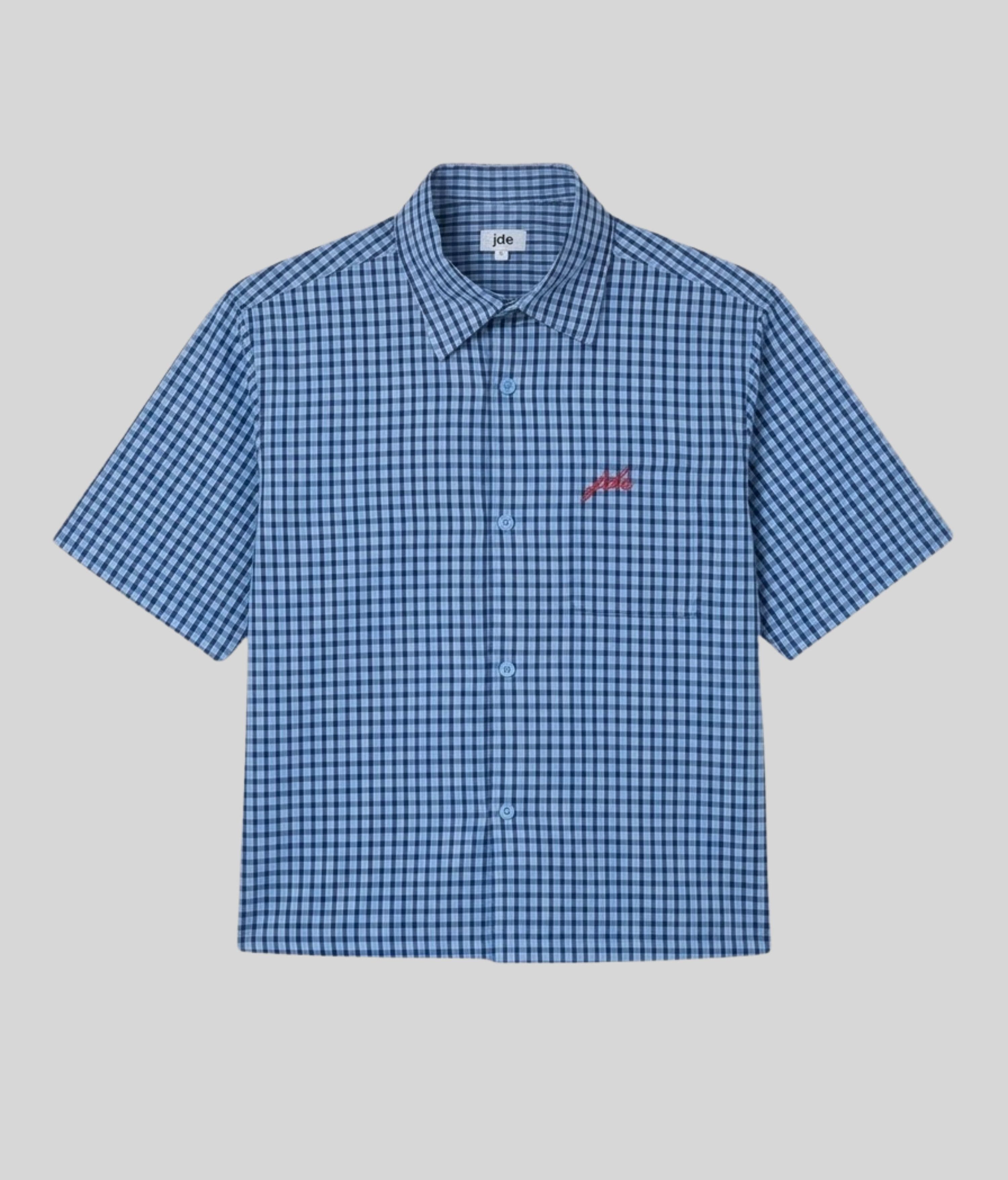 Azure Check Shirt