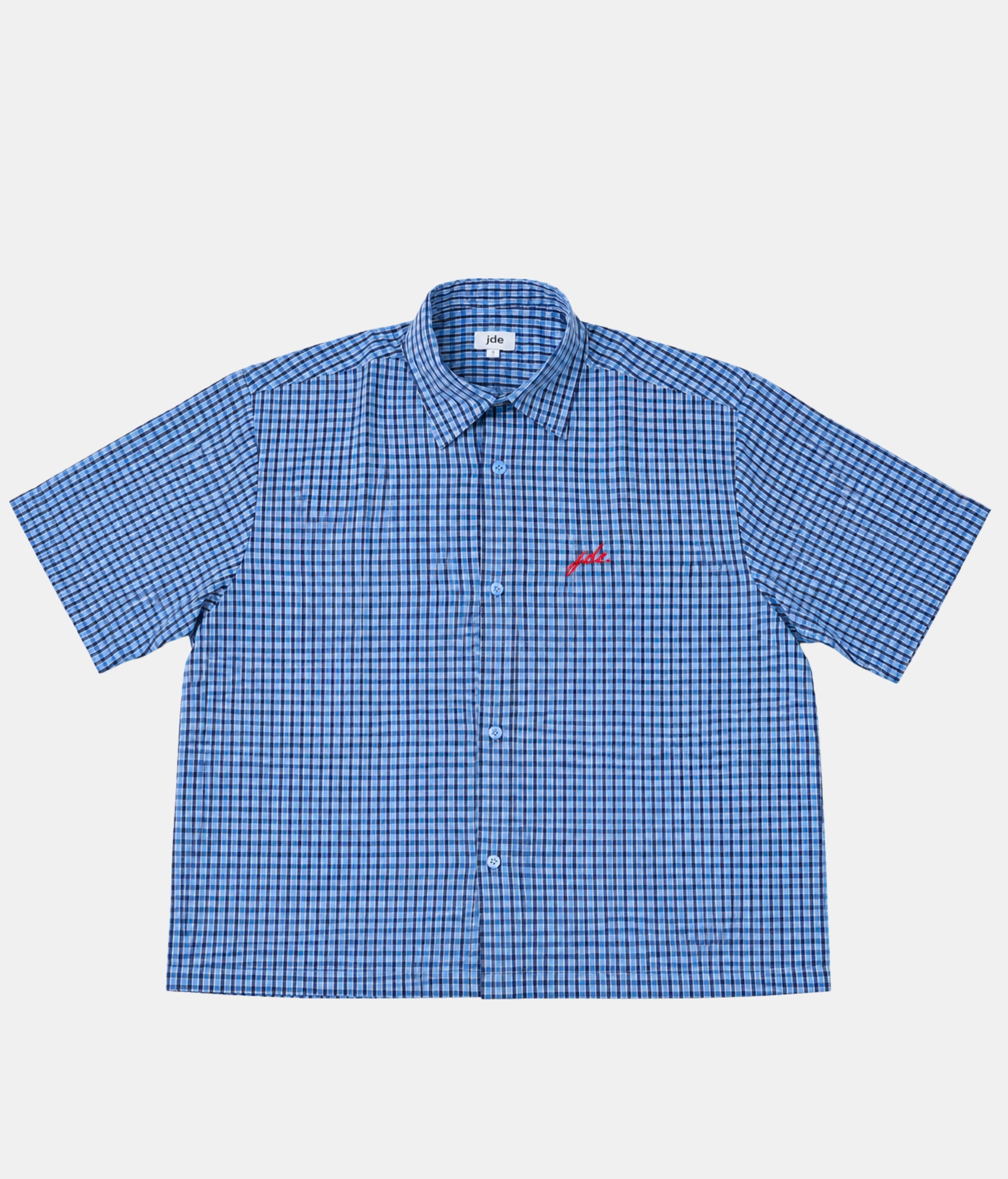 Azure Check Shirt