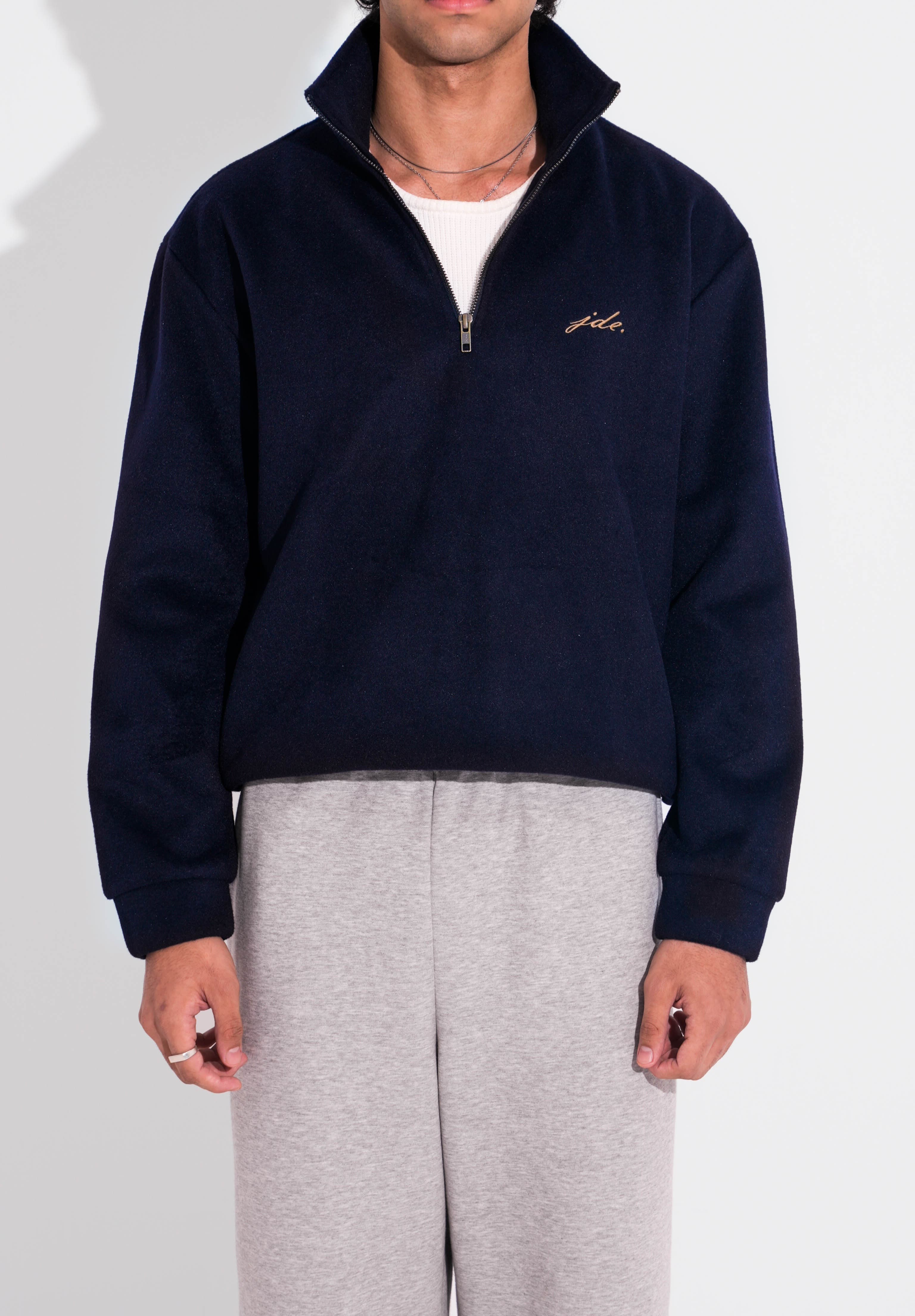 Zip-Neck Pullover