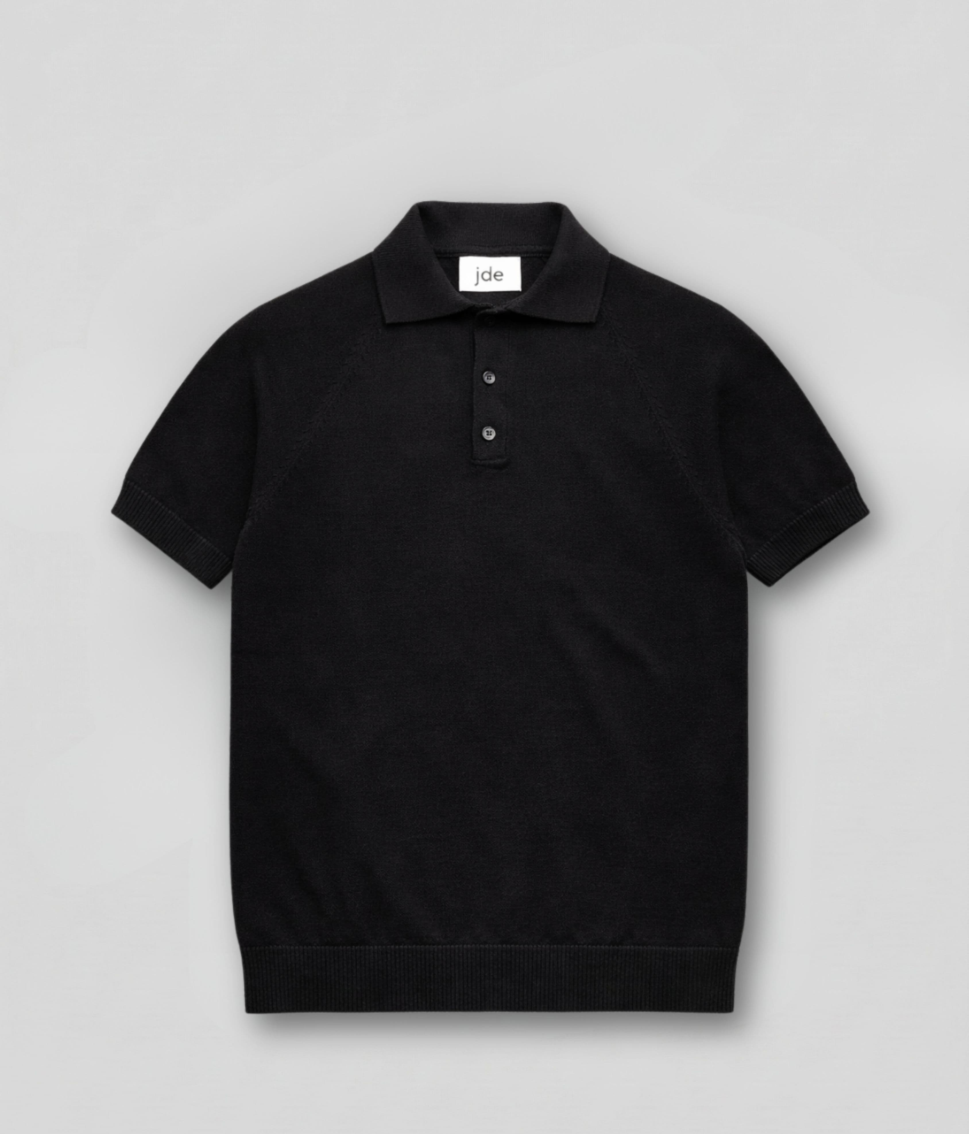 Noir Knit Polo